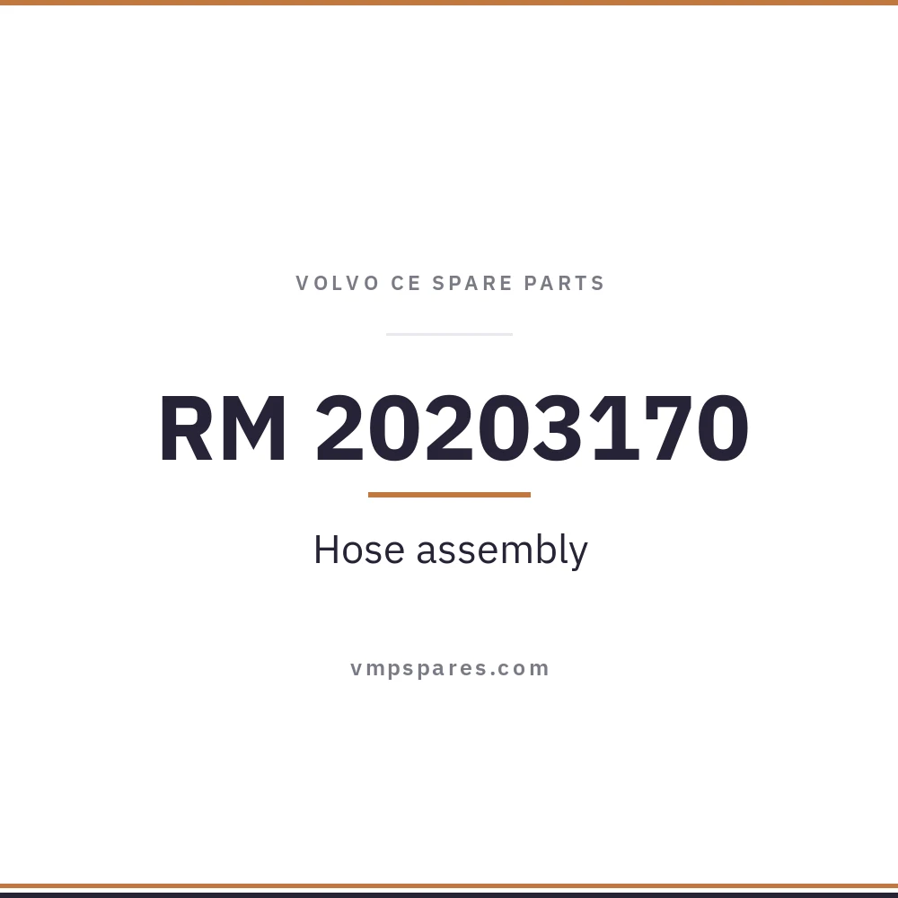 RM 20203170 – Hose assembly