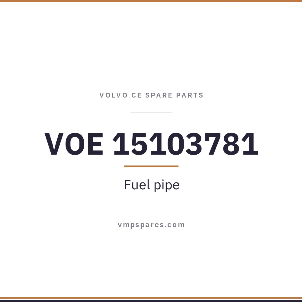 VOE 15103781 – Fuel pipe