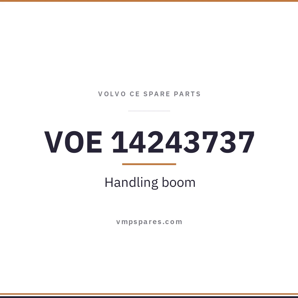 VOE 14243737 – Handling boom