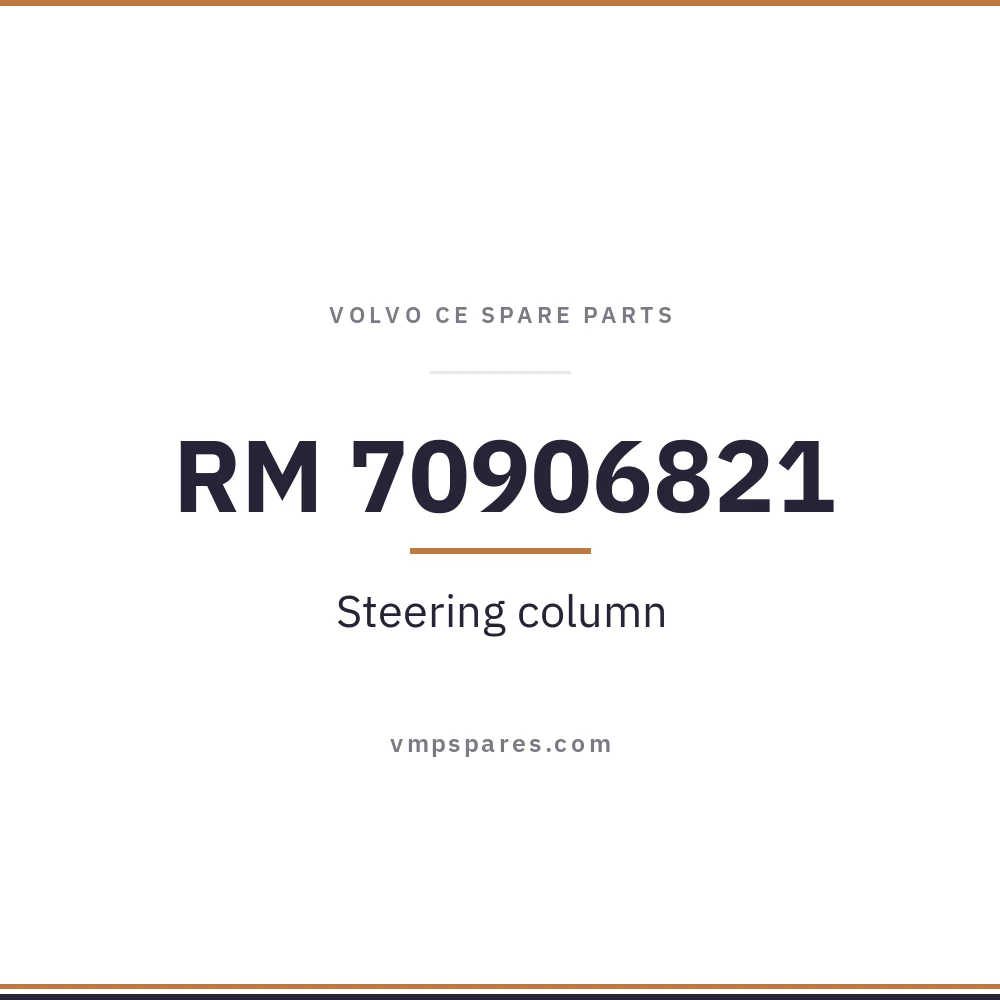 RM 70906821 – Steering column