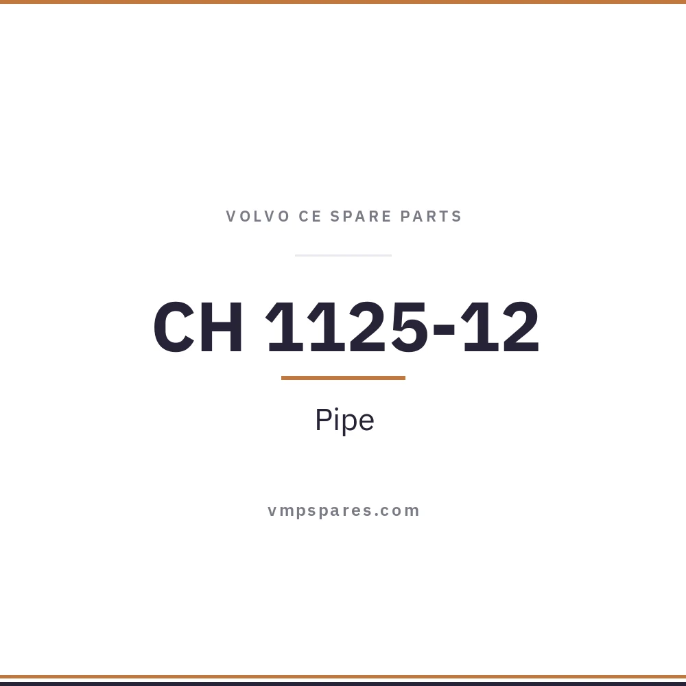 CH 1125-12 – Pipe