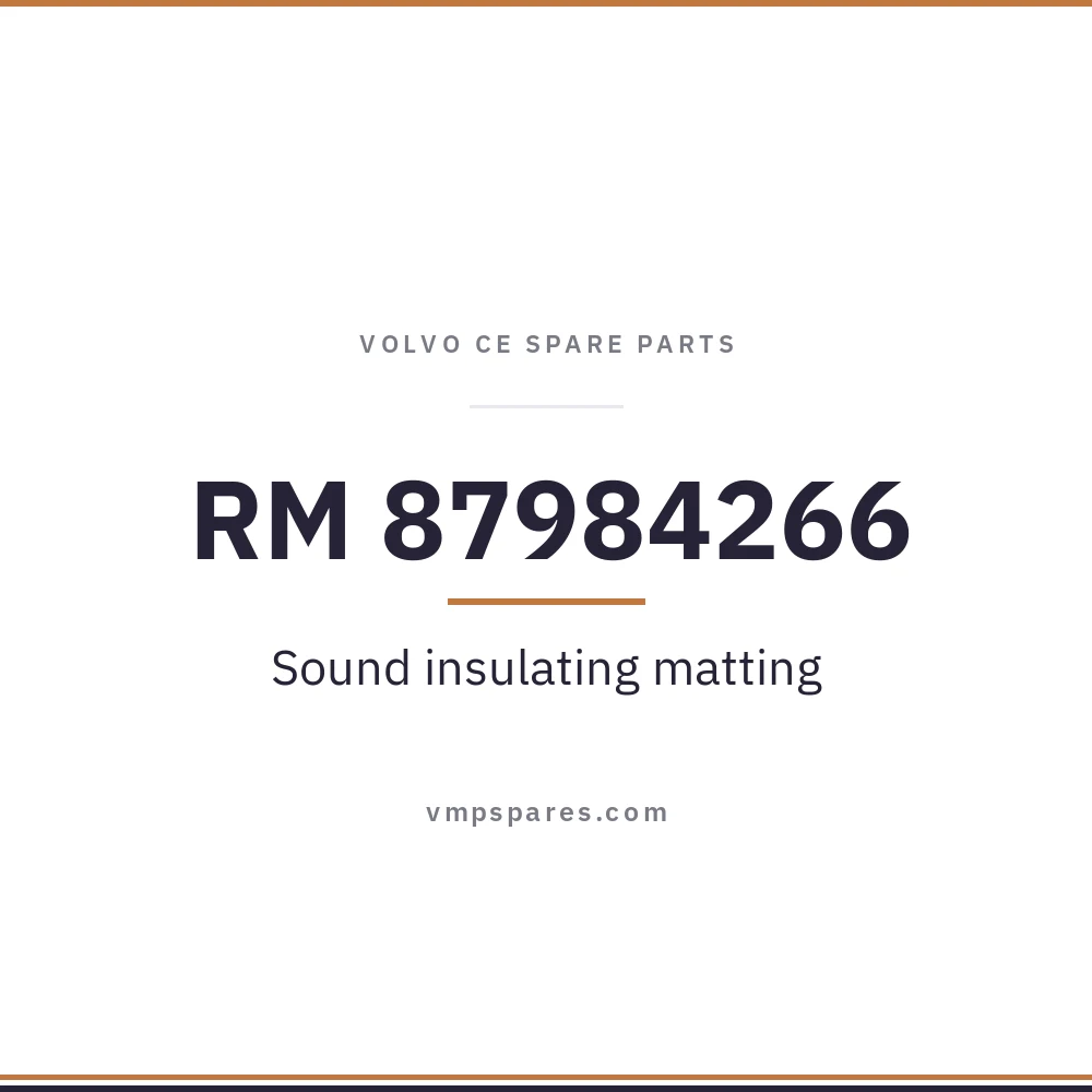 RM 87984266 – Sound insulating matting