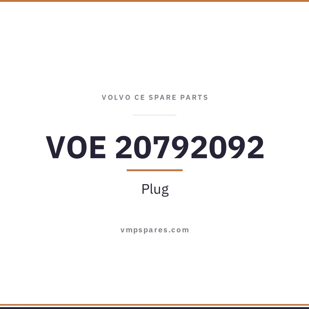 VOE 20792092 – Plug