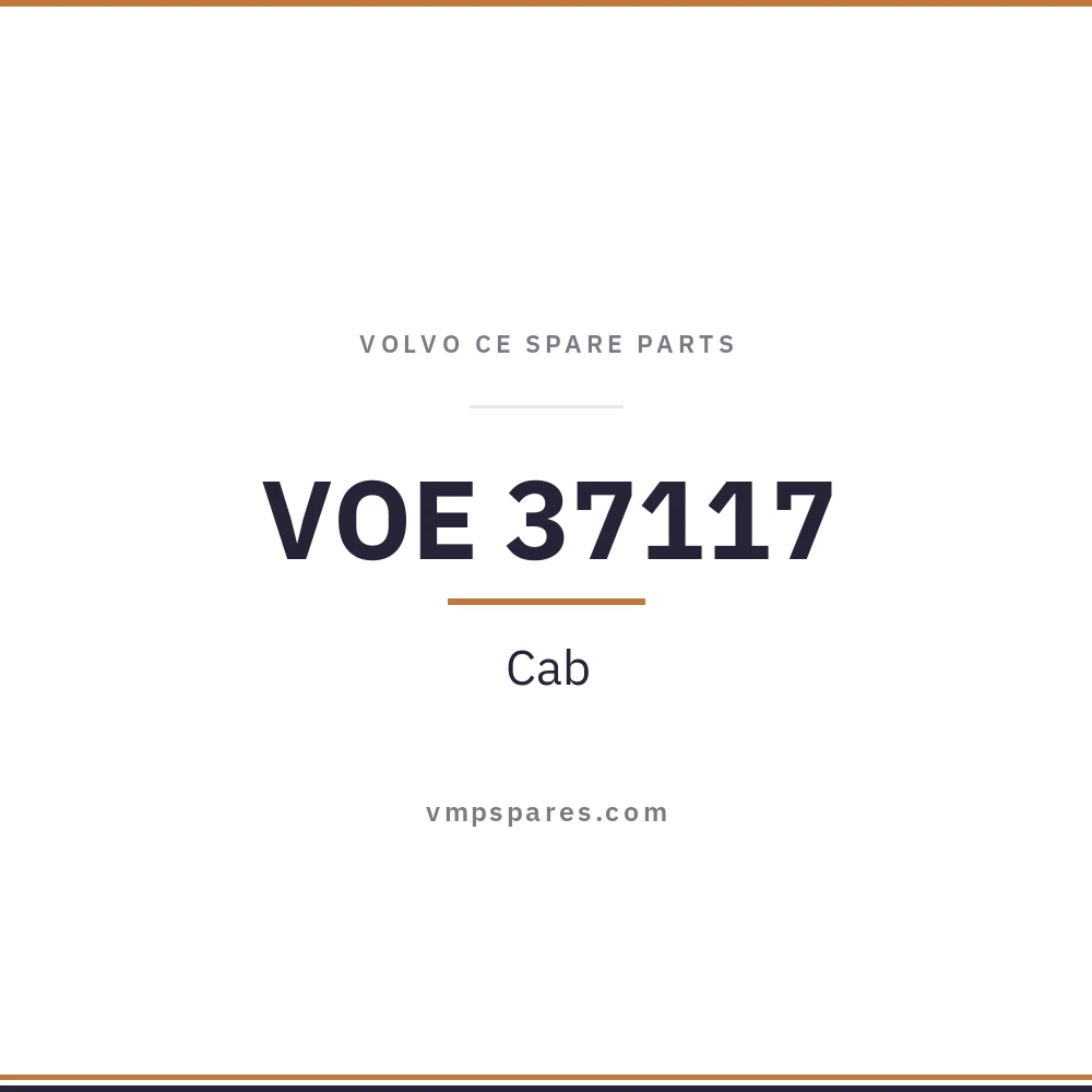 VOE 37117 – Cab