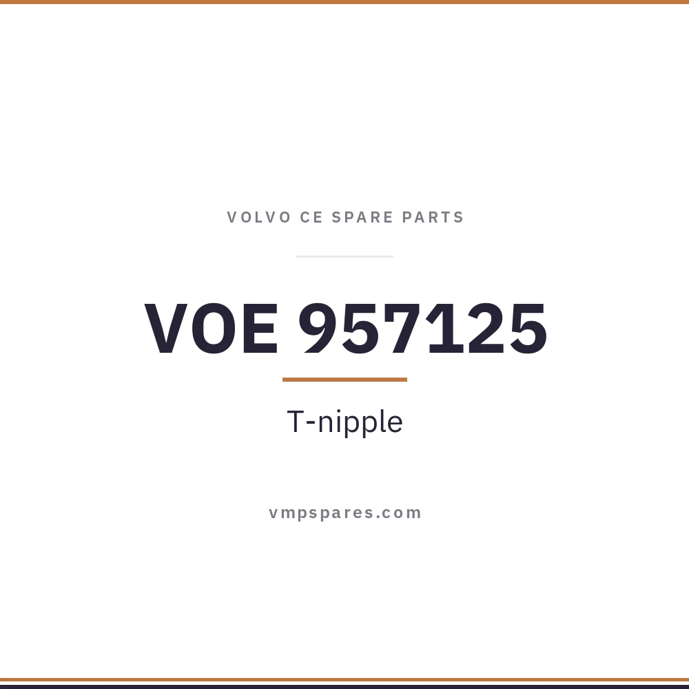 VOE 957125 – T-nipple
