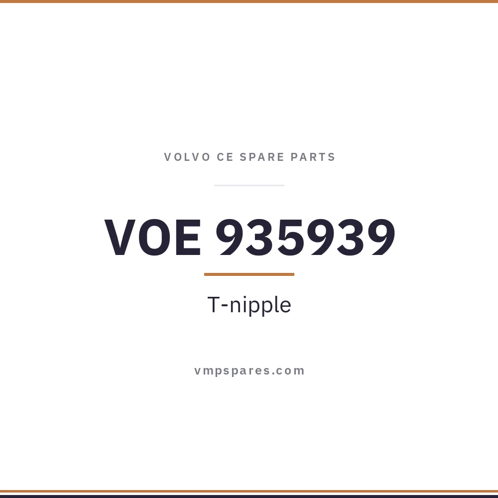 VOE 935939 – T-nipple