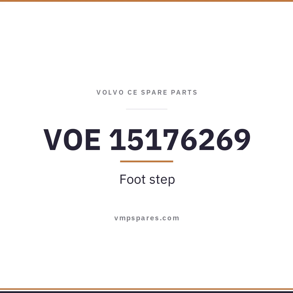 VOE 15176269 – Foot step