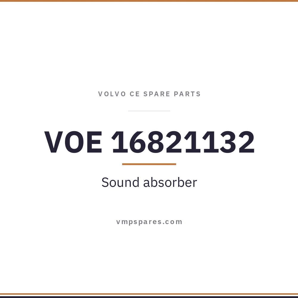 VOE 16821132 – Sound absorber