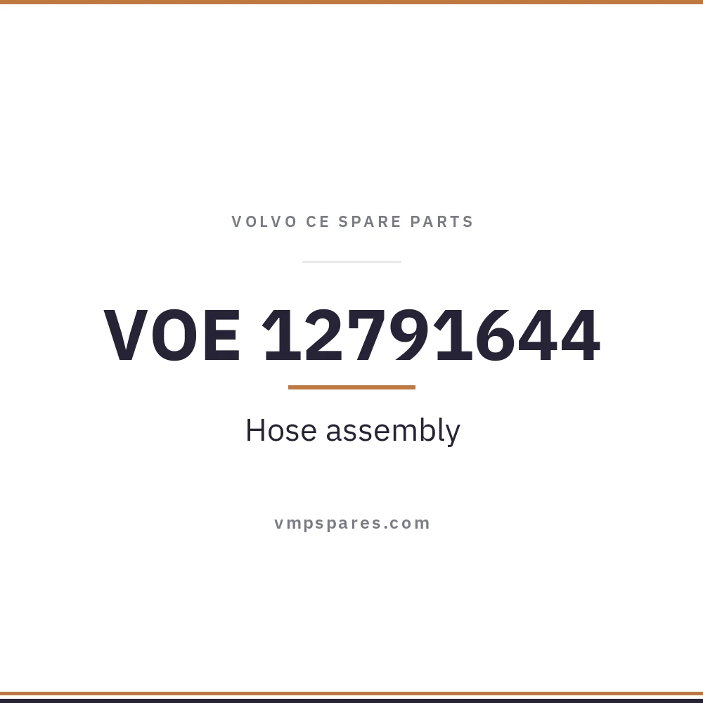 VOE 12791644 – Hose assembly