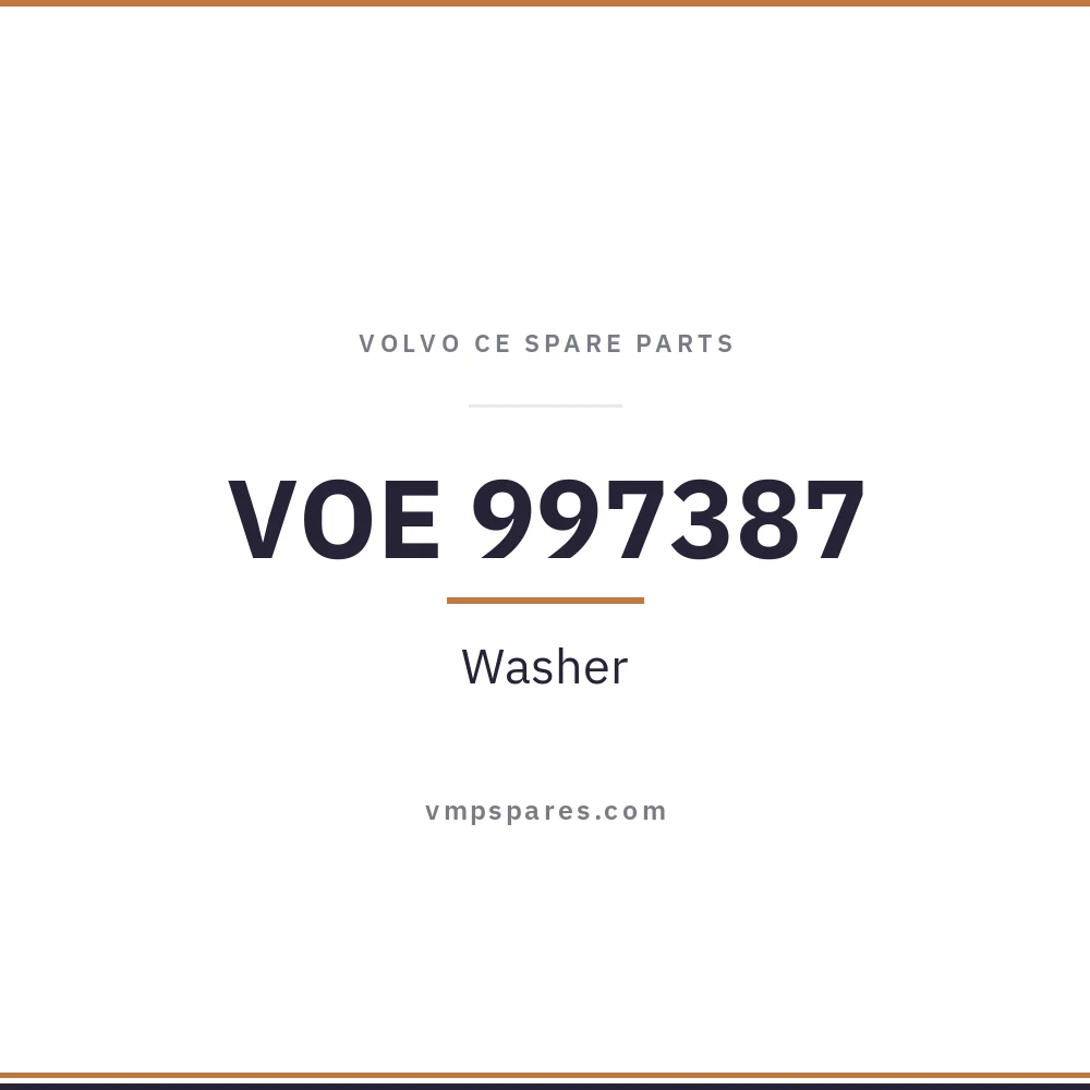 VOE 997387 – Washer