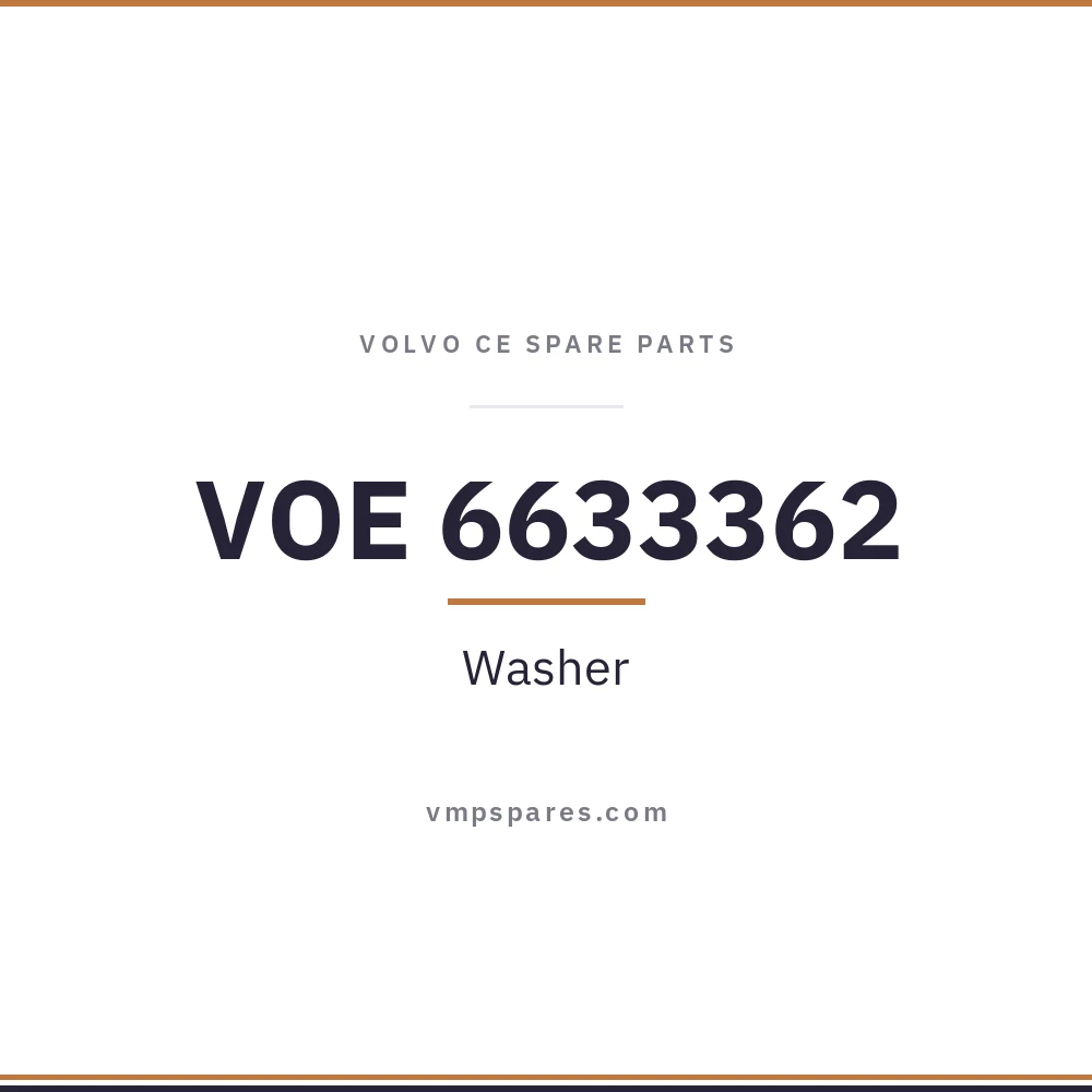 VOE 6633362 – Washer