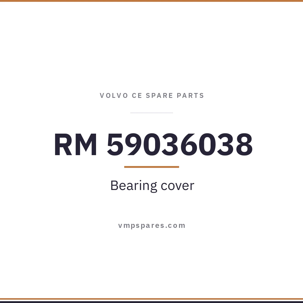 RM 59036038 – Bearing cover