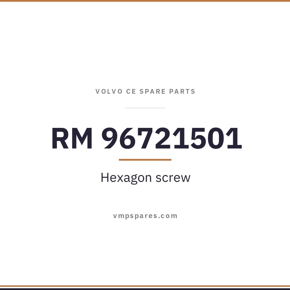 RM 96721501 – Hexagon screw