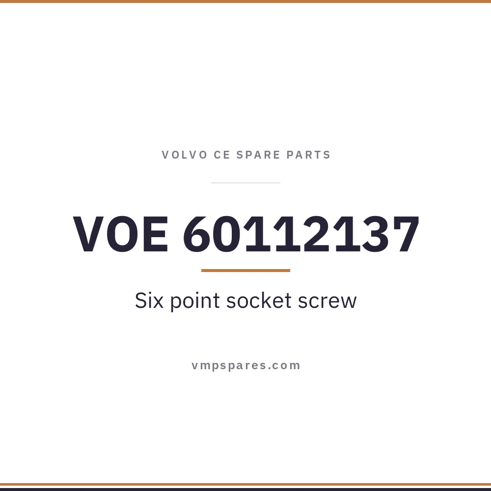 VOE 60112137 – Six point socket screw