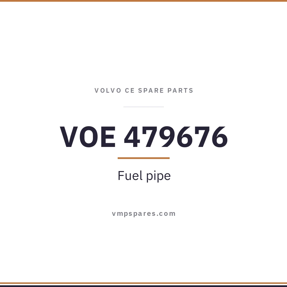 VOE 479676 – Fuel pipe