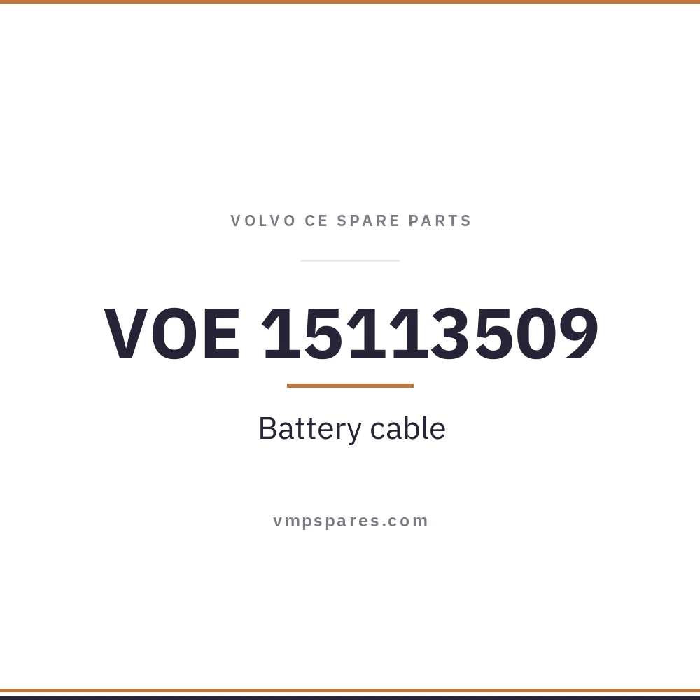 VOE 15113509 – Battery cable