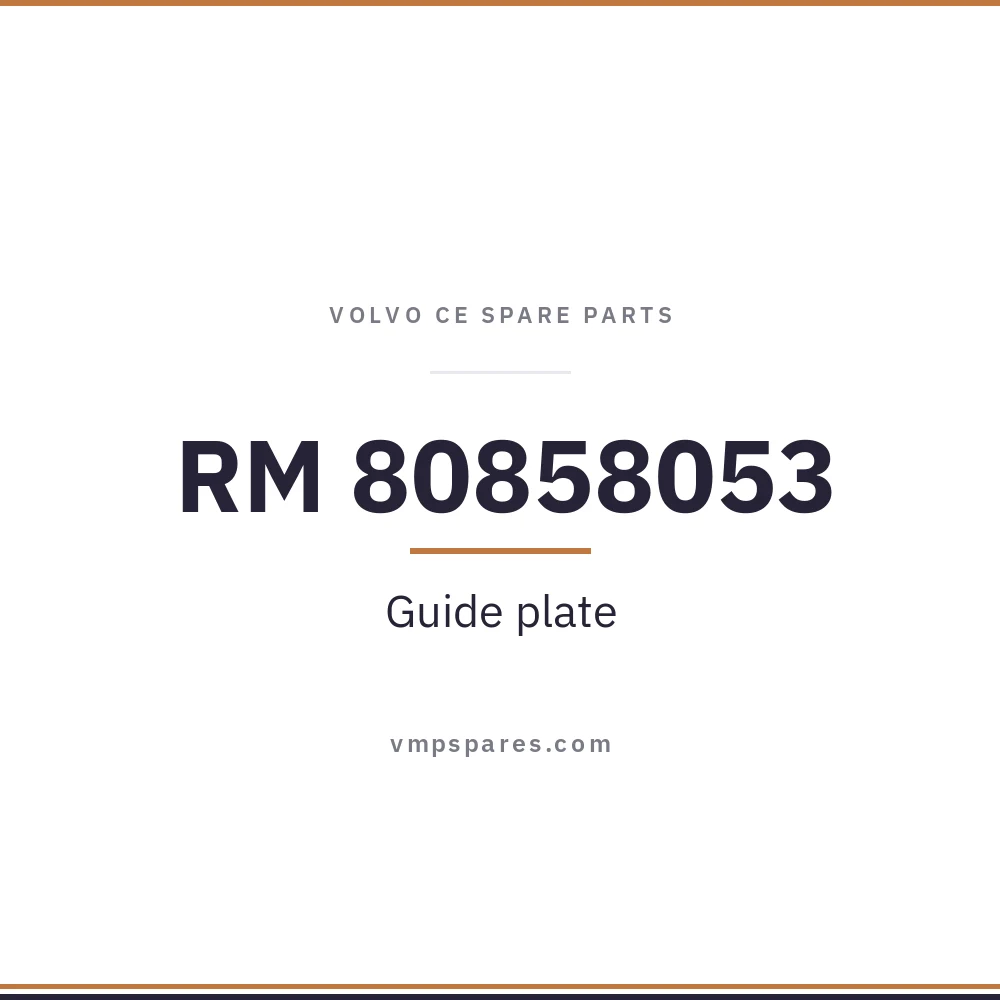 RM 80858053 – Guide plate