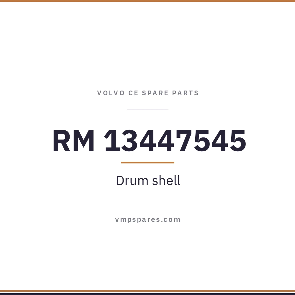 RM 13447545 – Drum shell