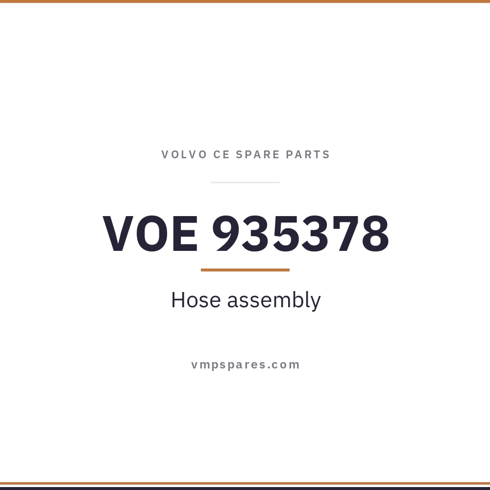VOE 935378 – Hose assembly