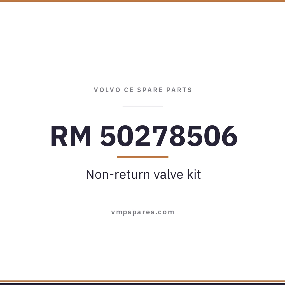 RM 50278506 – Non-return valve kit