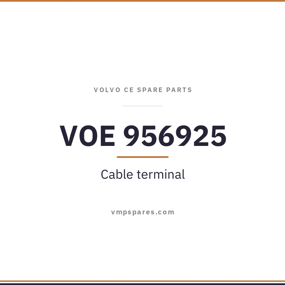 VOE 956925 – Cable terminal