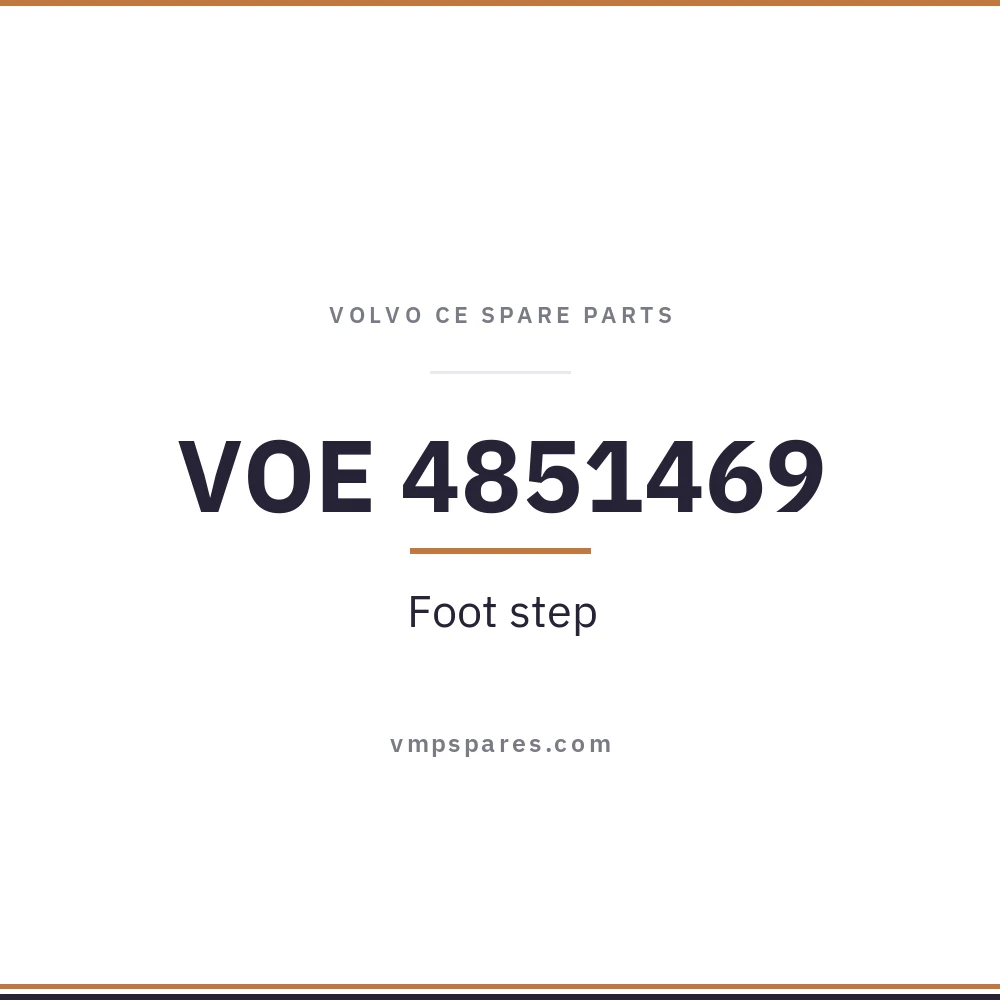 VOE 4851469 – Foot step