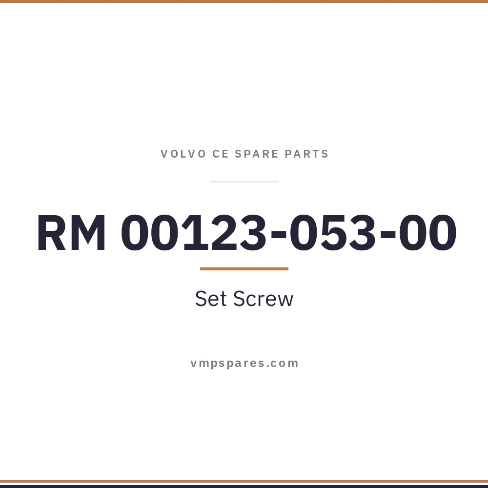 RM 00123-053-00 – Set Screw