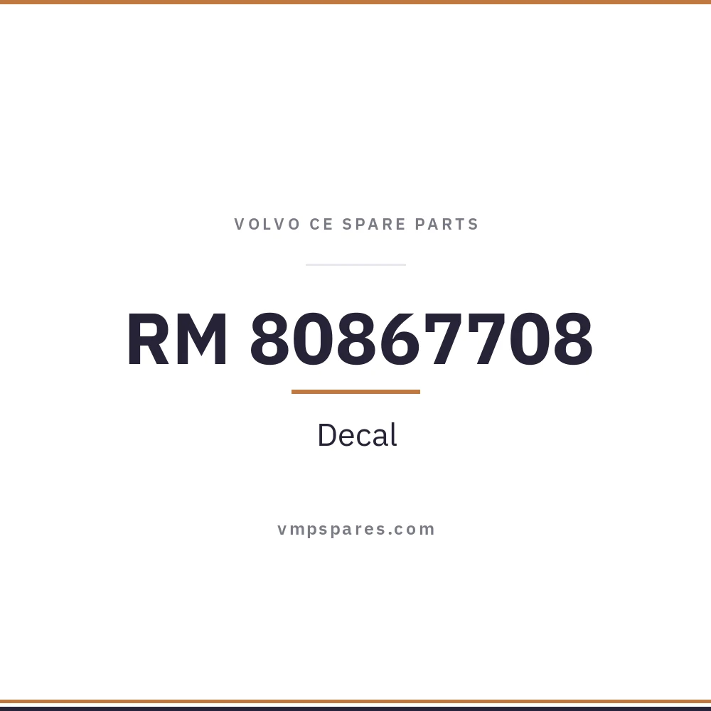 RM 80867708 – Decal