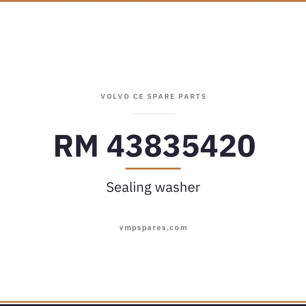 RM 43835420 – Sealing washer