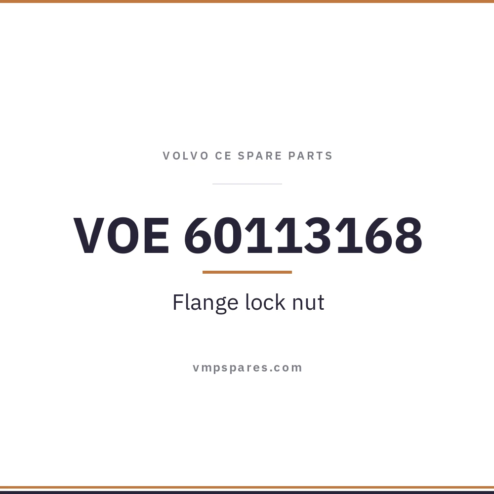 VOE 60113168 – Flange lock nut