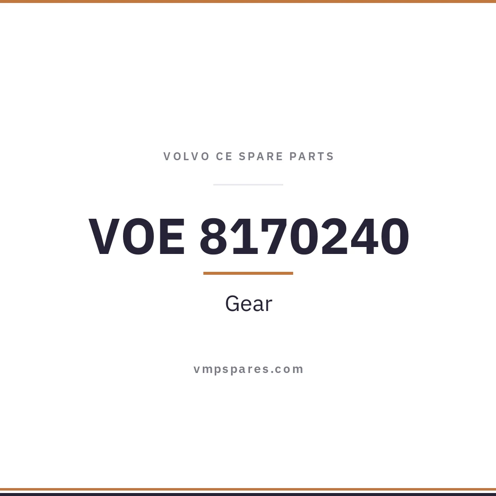 VOE 8170240 – Gear