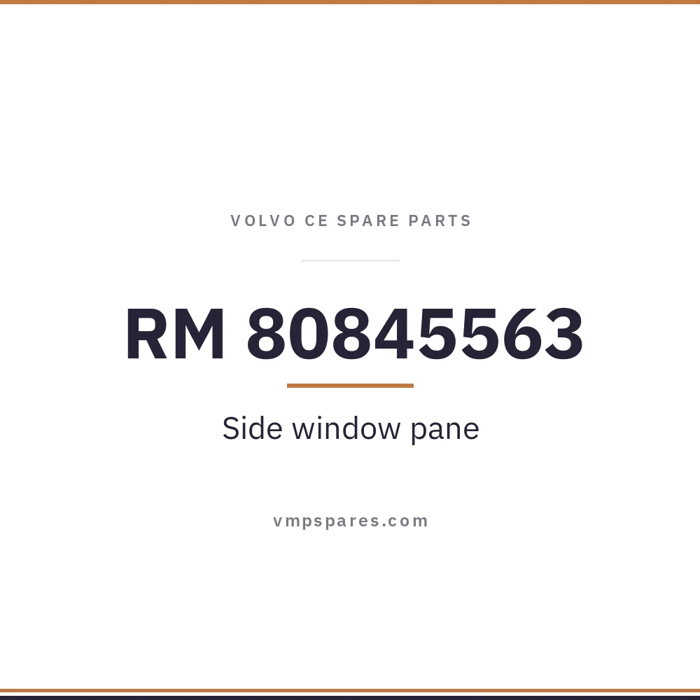 RM 80845563 – Side window pane