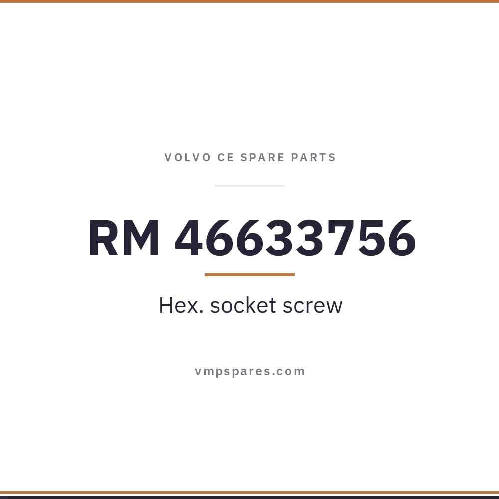 RM 46633756 – Hex. socket screw