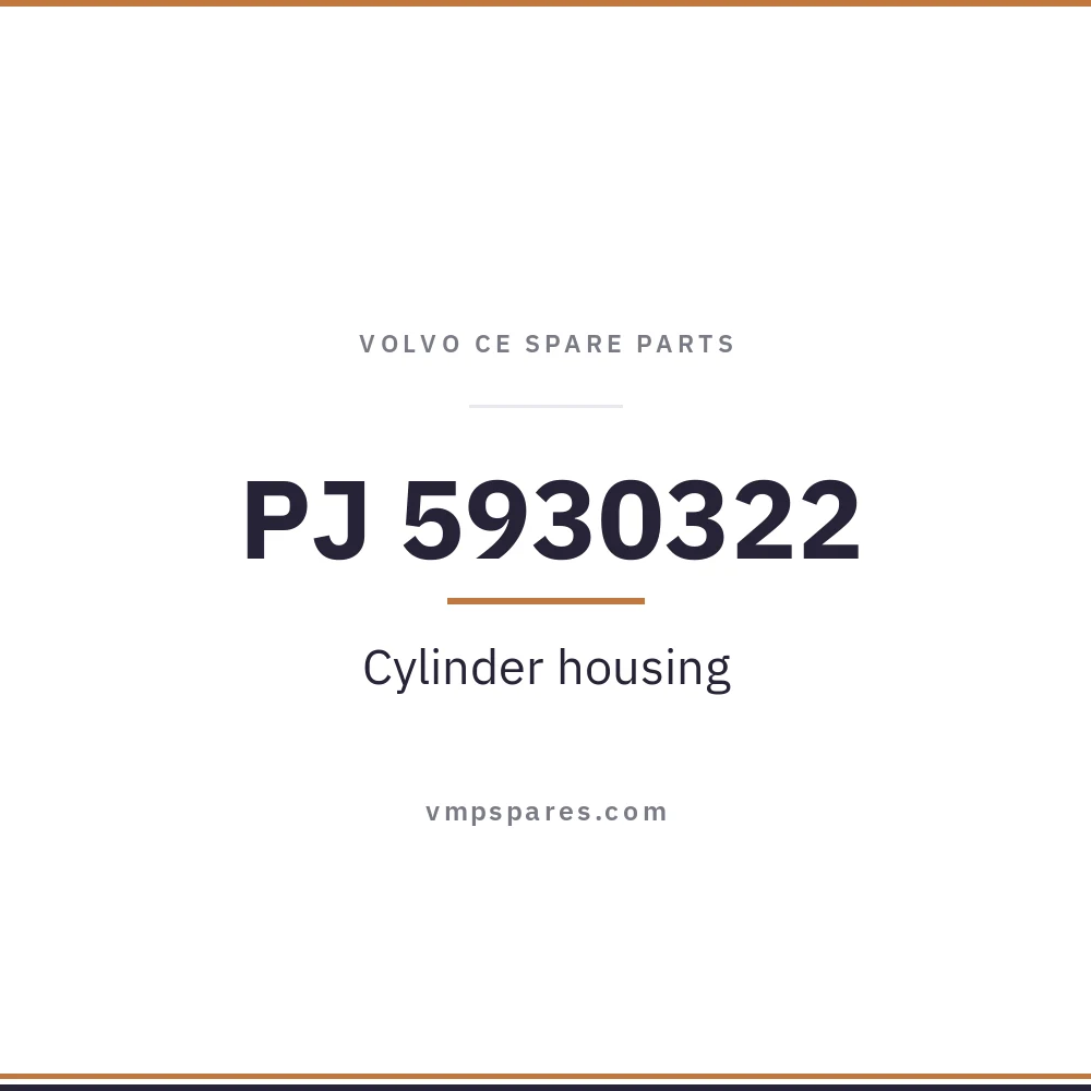 PJ 5930322 – Cylinder housing
