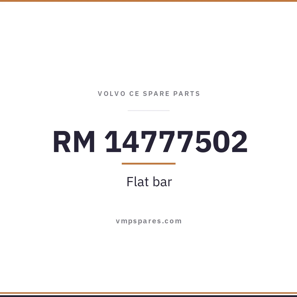 RM 14777502 – Flat bar