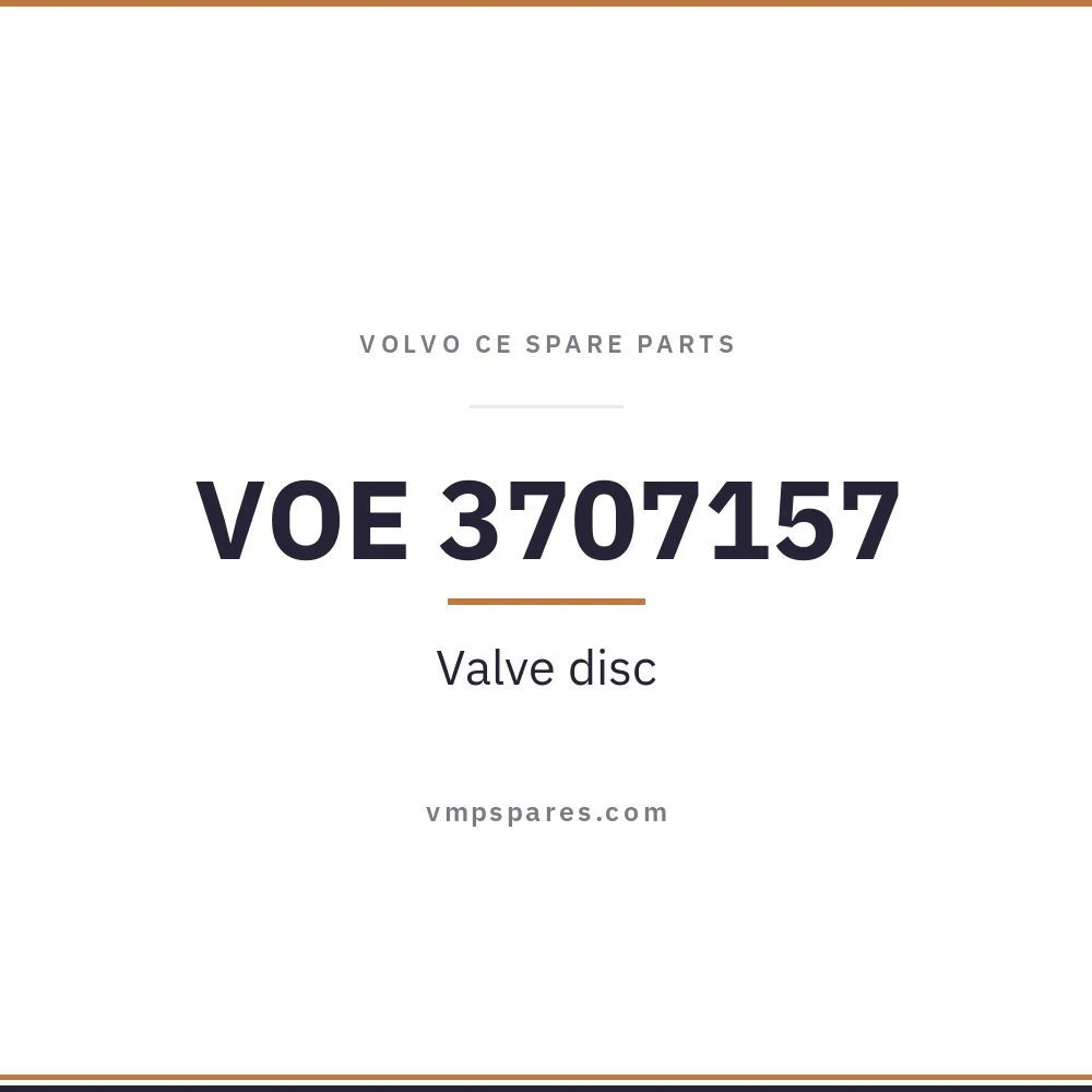 VOE 3707157 – Valve disc