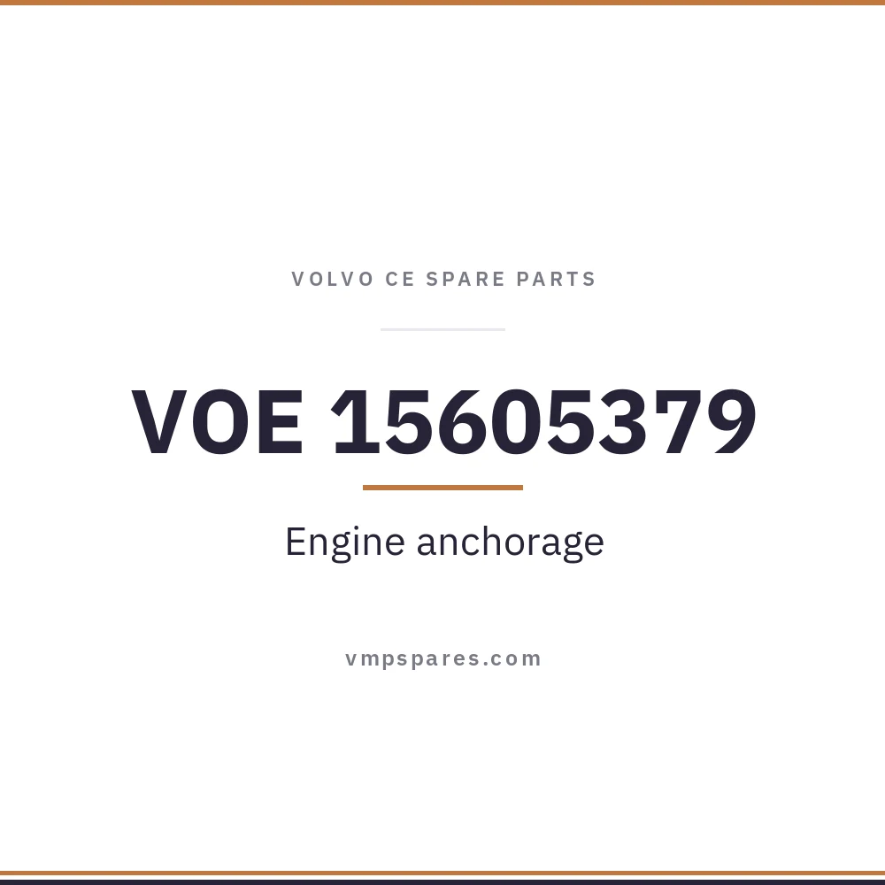 VOE 15605379 – Engine anchorage