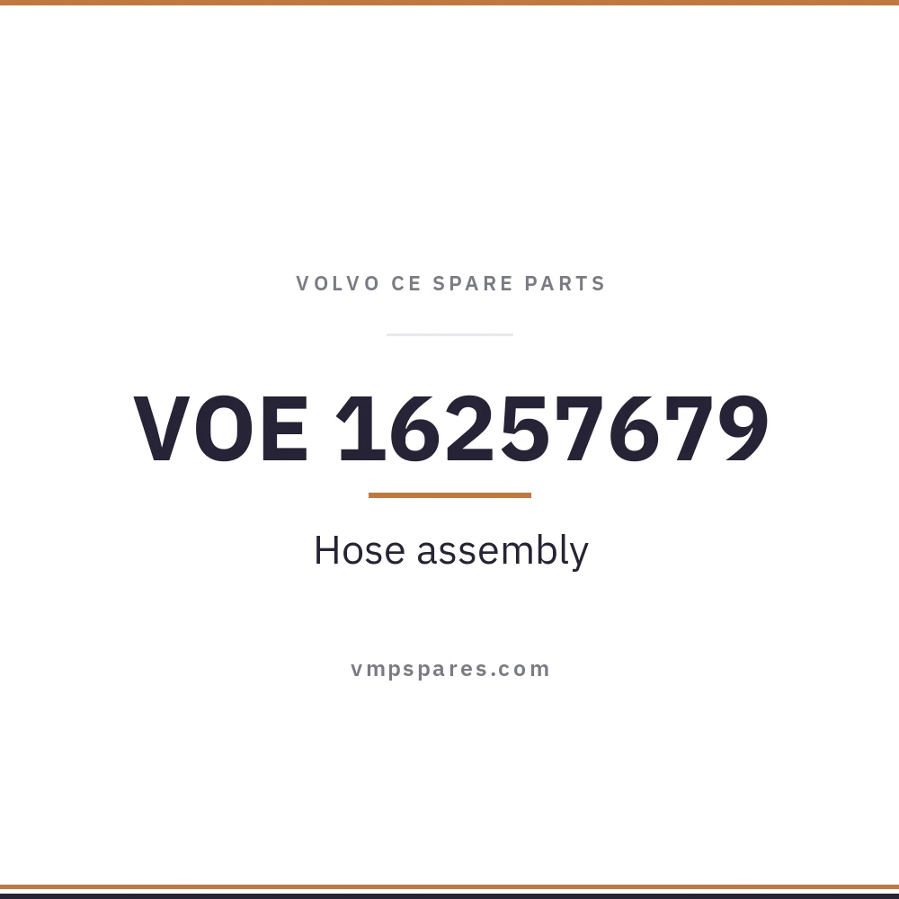 VOE 16257679 – Hose assembly