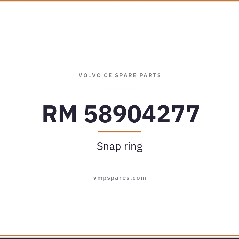 RM 58904277 – Snap ring