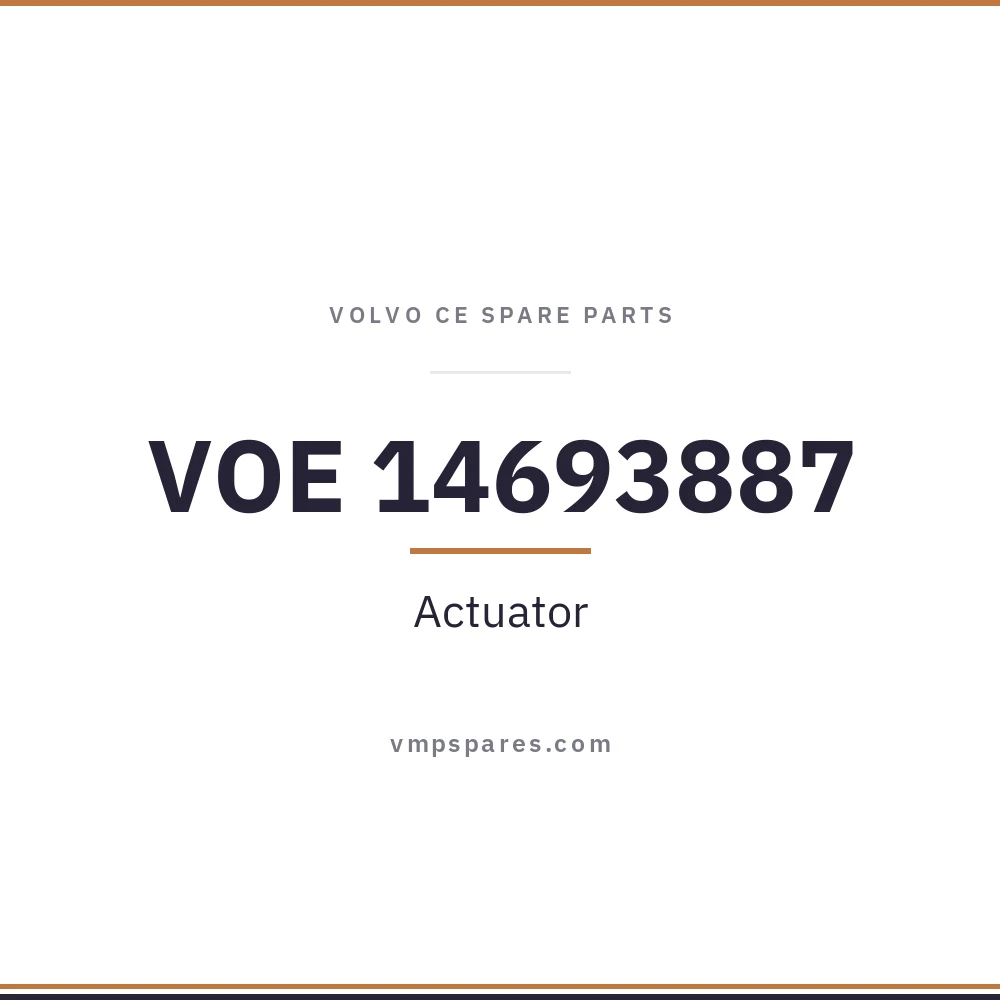 VOE 14693887 – Actuator