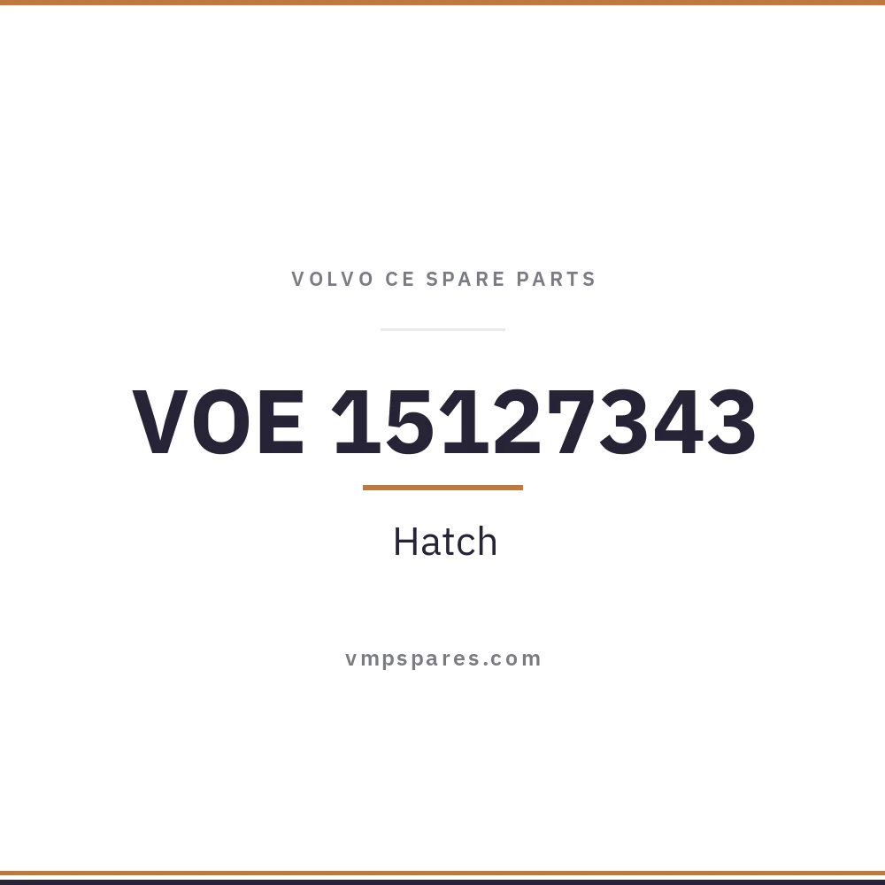 VOE 15127343 – Hatch
