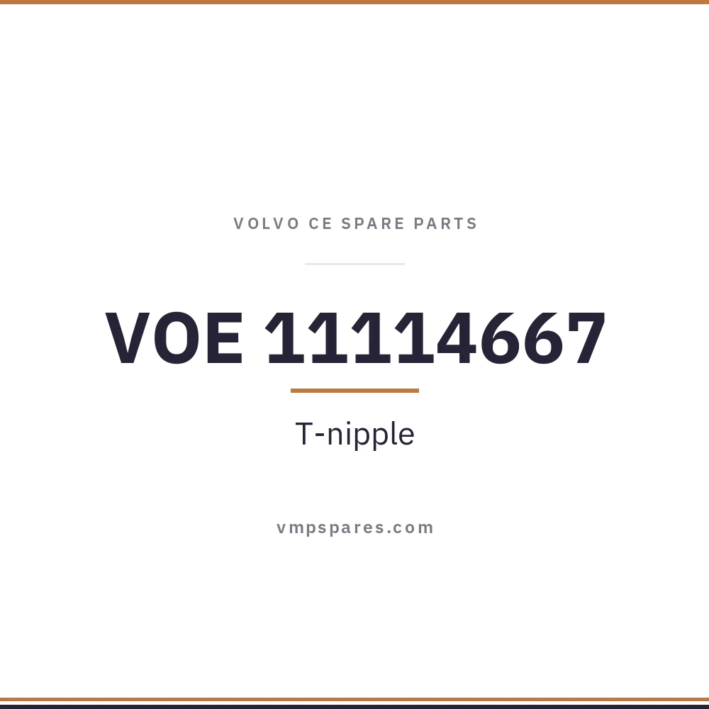 VOE 11114667 – T-nipple