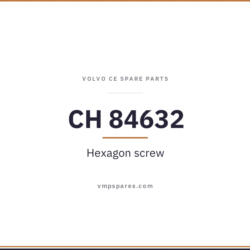 CH 84632 – Hexagon screw