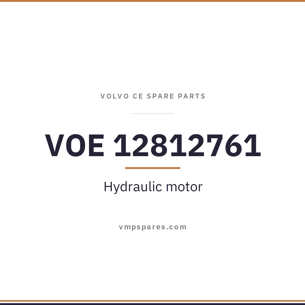 VOE 12812761 – Hydraulic motor