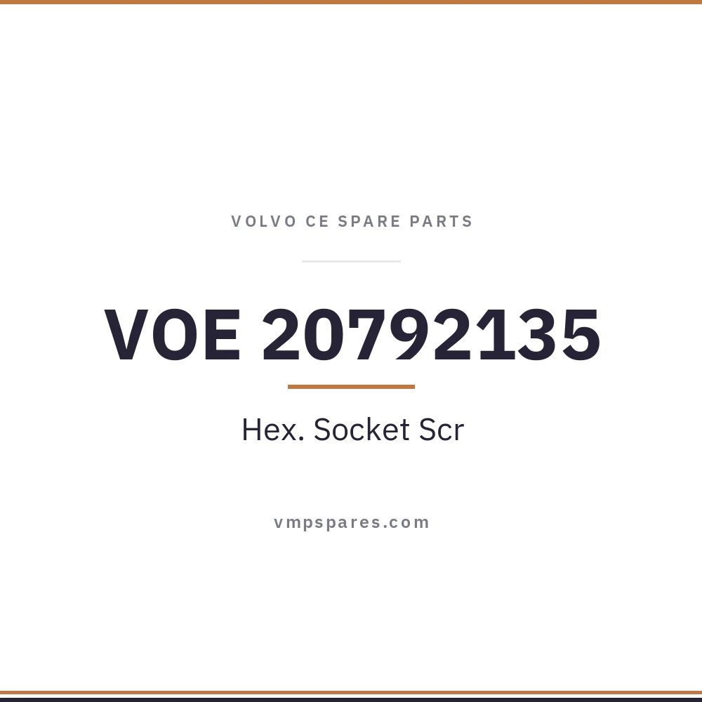 VOE 20792135 – Hex. Socket Scr