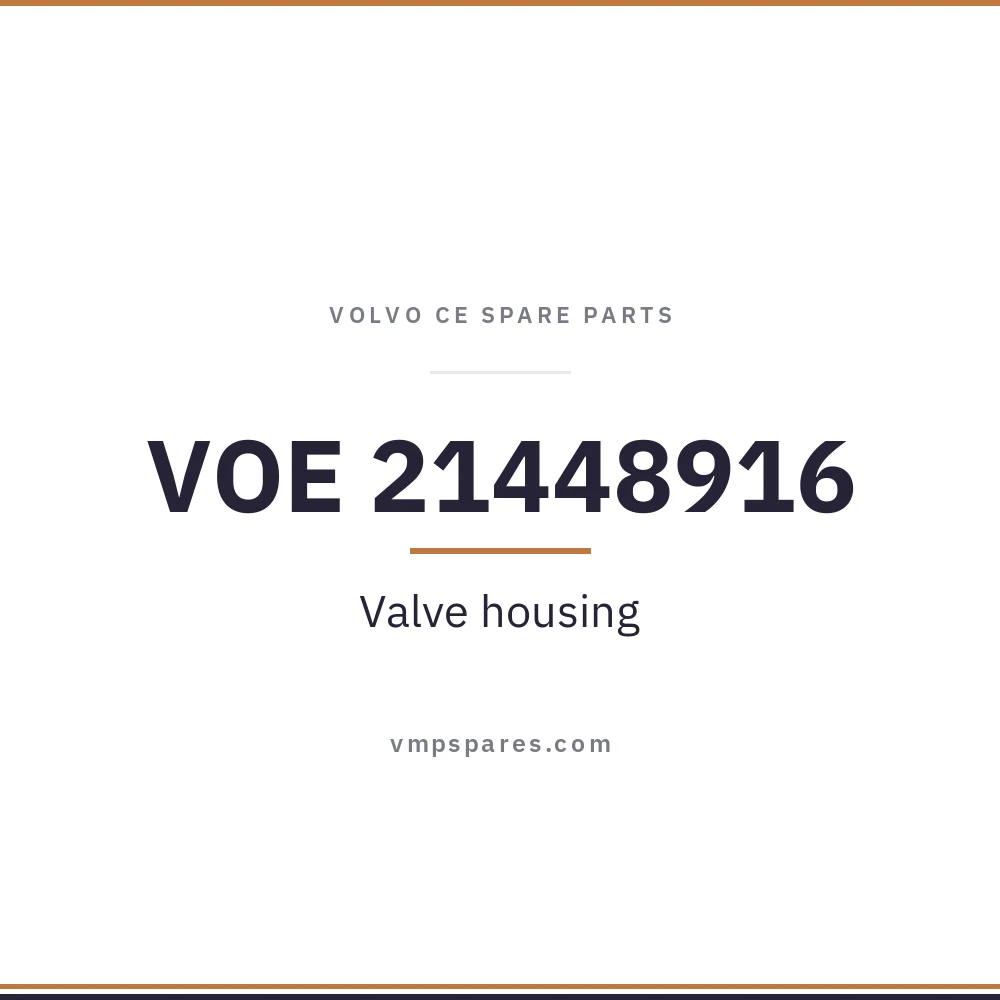 VOE 21448916 – Valve housing