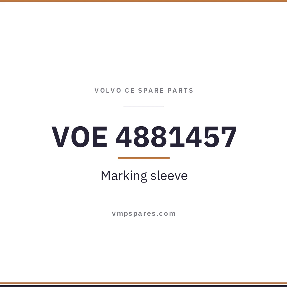 VOE 4881457 – Marking sleeve