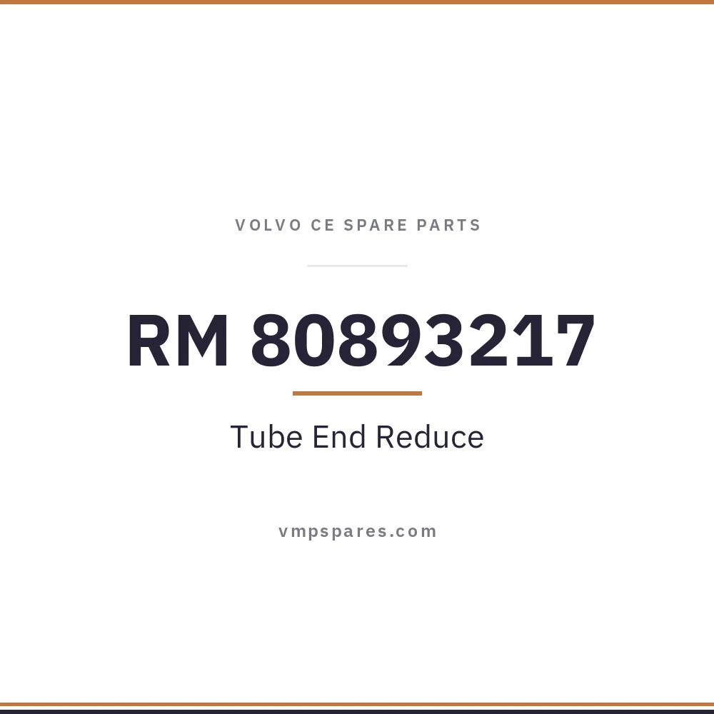RM 80893217 – Tube End Reduce