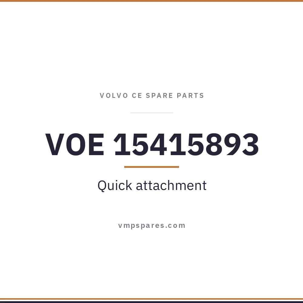 VOE 15415893 – Quick attachment