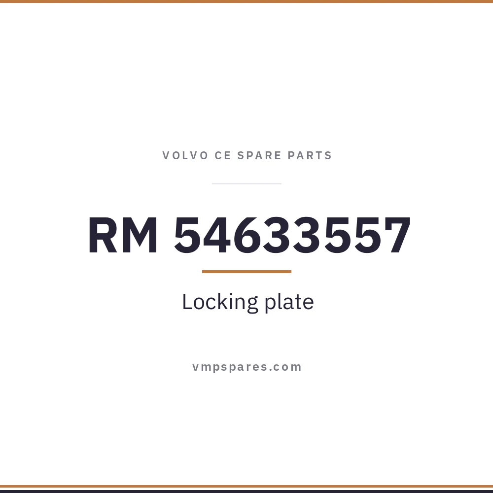 RM 54633557 – Locking plate